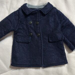 Navy doll coat